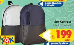 SIRT ÇANTASI SIRT ÇANTASI